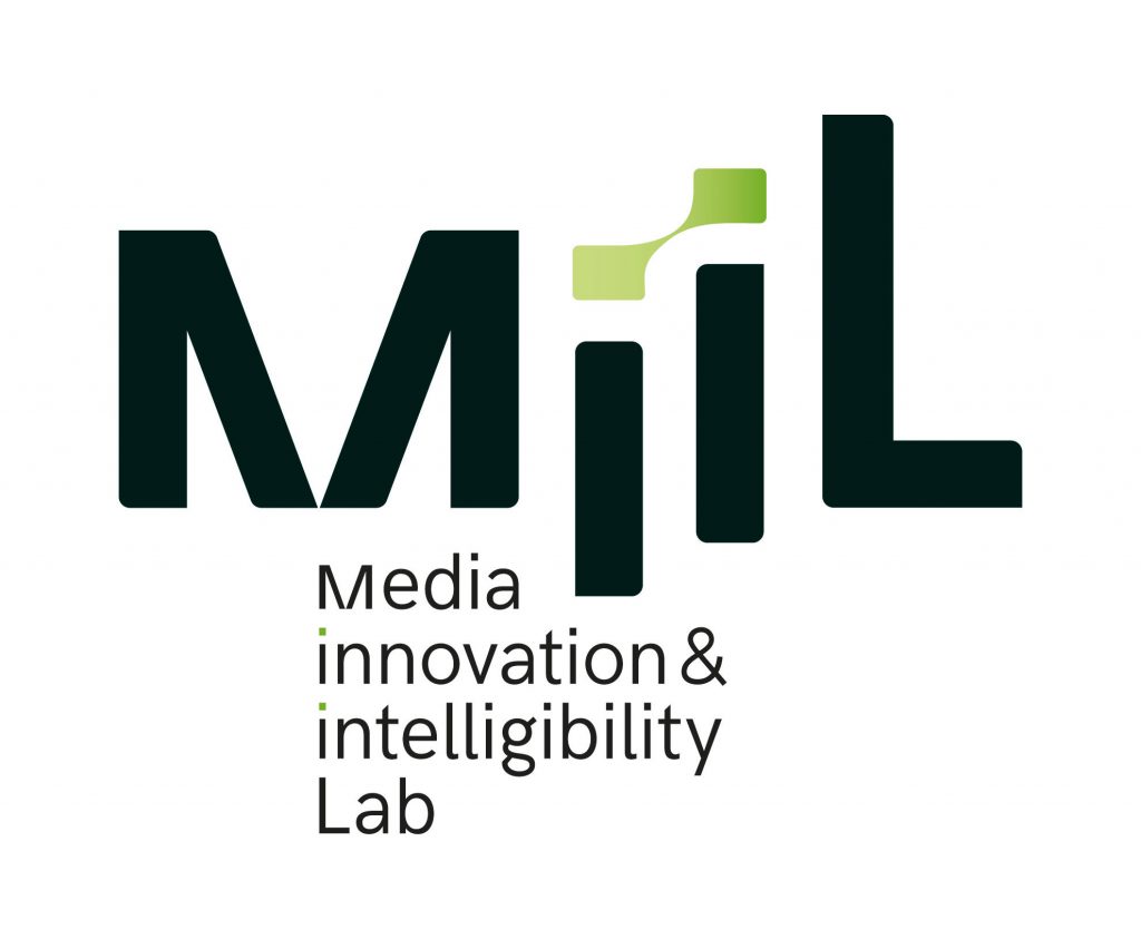Logo de MIIL (Media Innovation & intelligibility Lab )