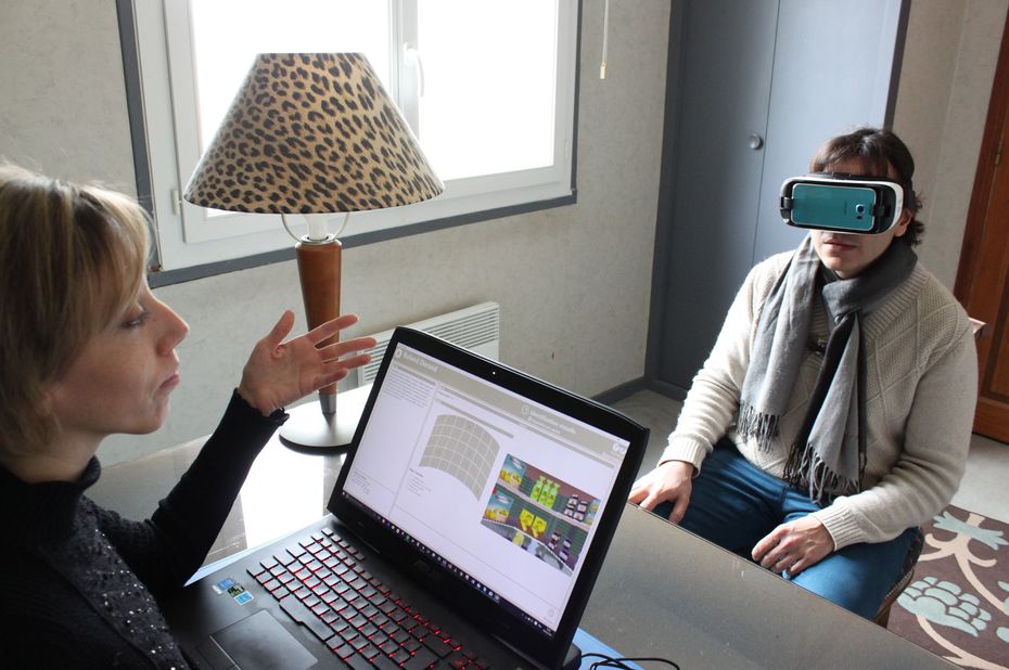 utilisation d'un casque a réalité virtuelle